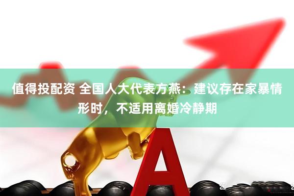 值得投配资 全国人大代表方燕：建议存在家暴情形时，不适用离婚冷静期